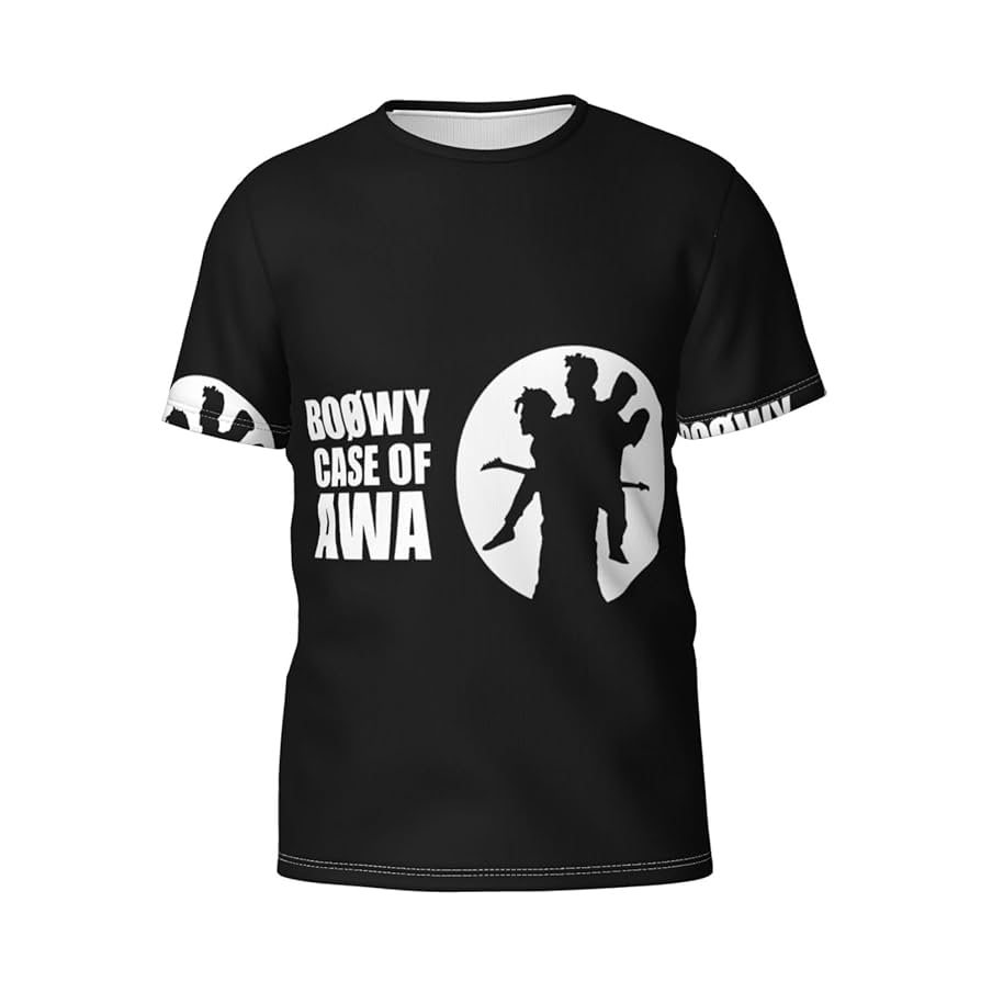 BOOWY プロモーション Tシャツ Lサイズ Amazon.co.jp: メンズTシャツ ボウイ Boowy Boøwy 半袖 夏服